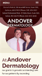 Mobile Screenshot of andoverdermatology.com